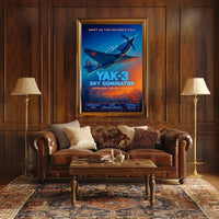 YAK-3 Fighter Plane WWII Propaganda Poster