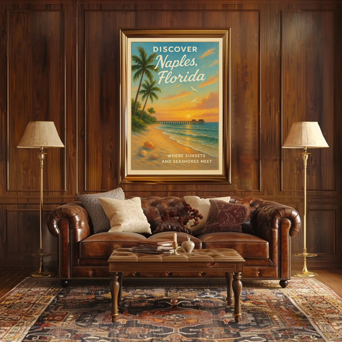 Discover Naples, Florida Poster