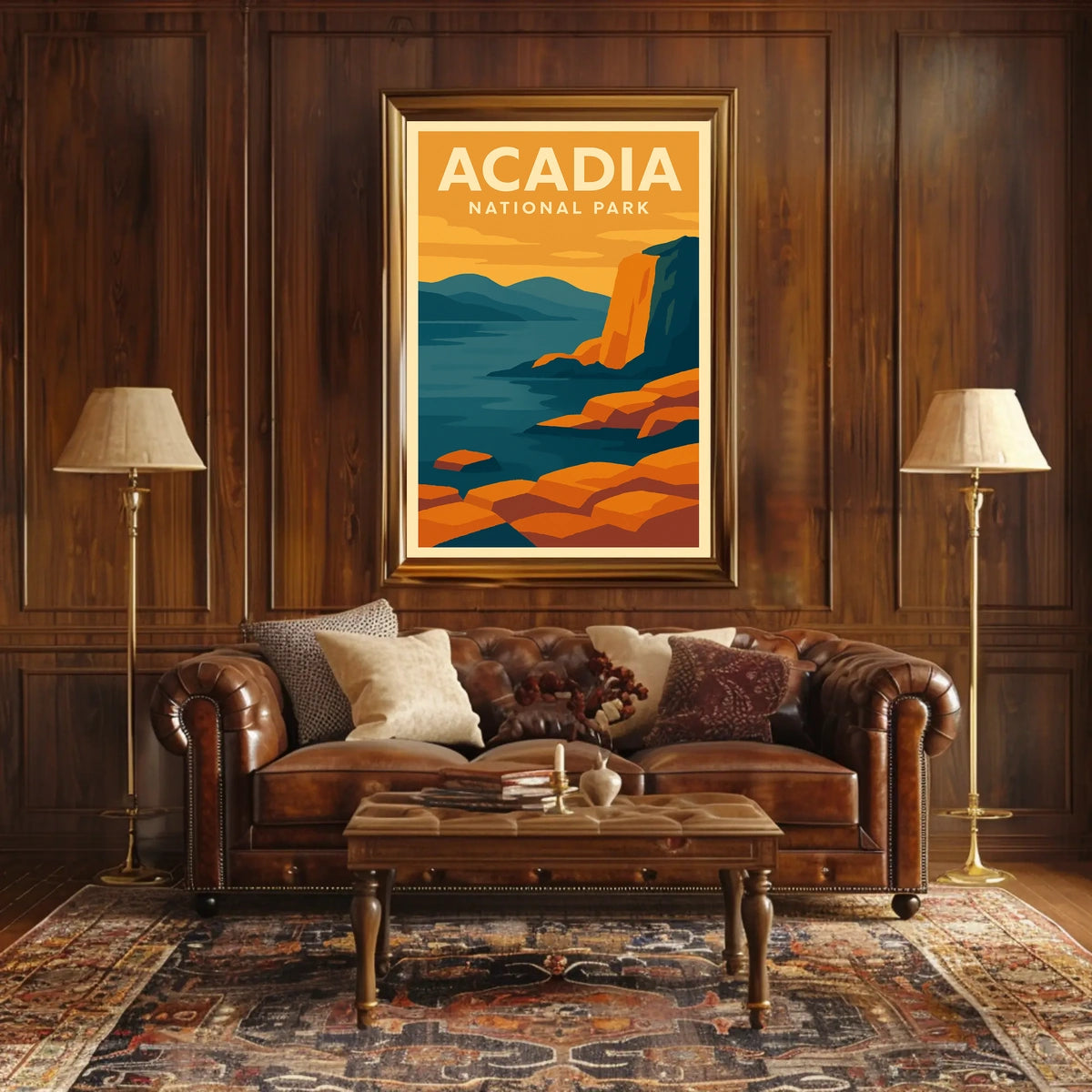 Acadia National Park Scenic Wanderlust Decor Poster