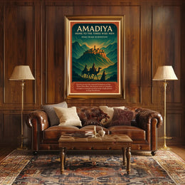 Amadiya Home to the Three Wise Men Poster