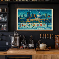 Winter in Montréal Poster