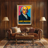 James Madison 4th President Poster