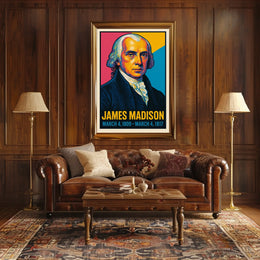 James Madison 4th President Poster