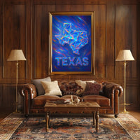 Texas In Prism Poster