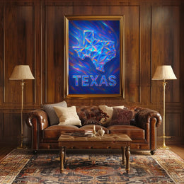 Texas In Prism Poster