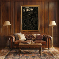 Miss Fury Adventure Poster PosterGoat