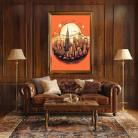 Urban Sunset Poster