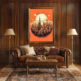 Urban Sunset Poster
