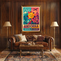 Fly Andorra Wander in Color Poster