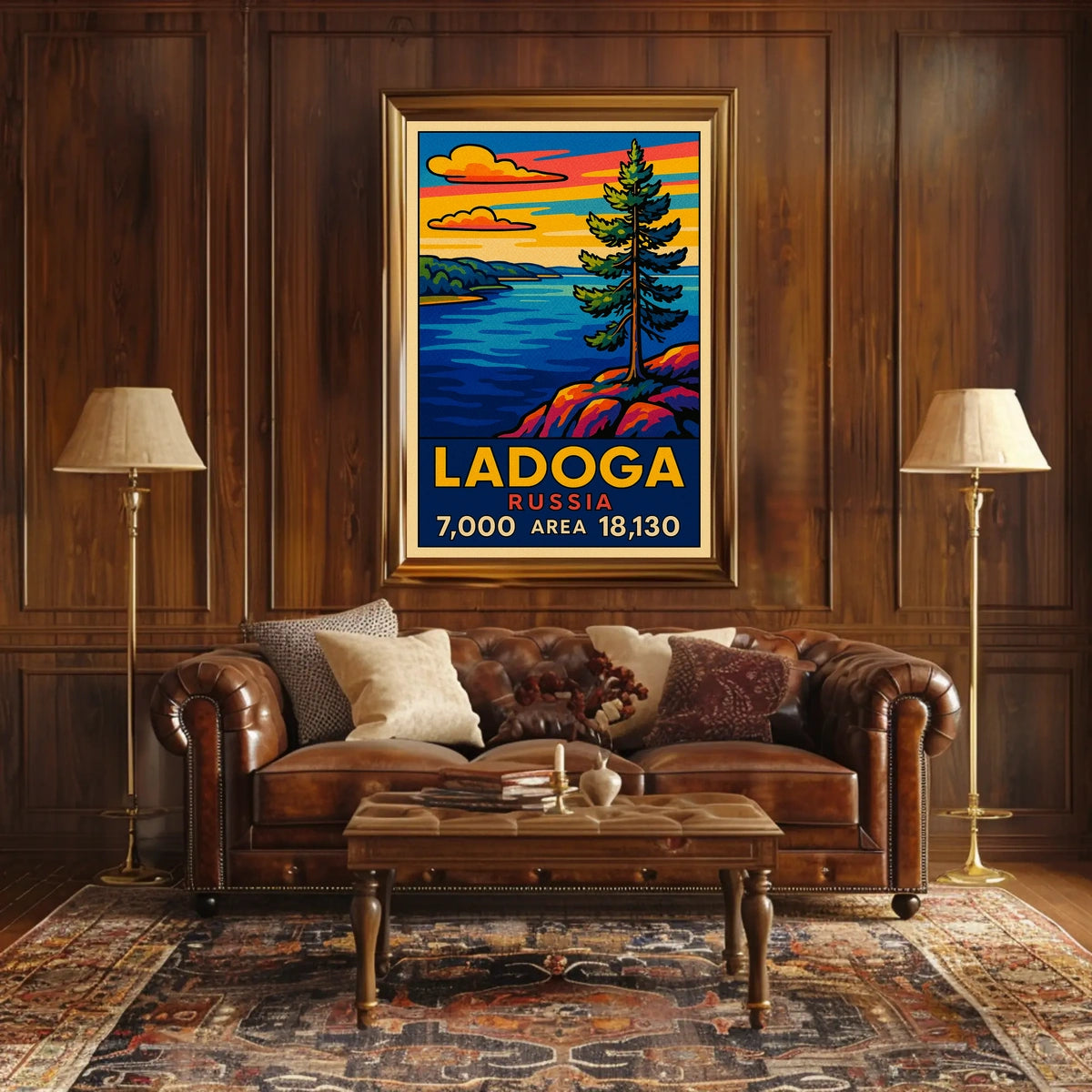 Lake Ladoga Russia Poster