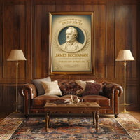 James Buchanan 15Th President Poster