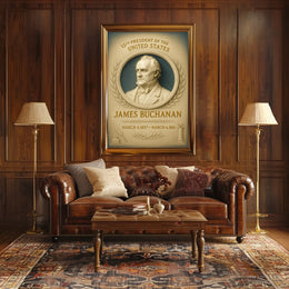 James Buchanan 15Th President Poster