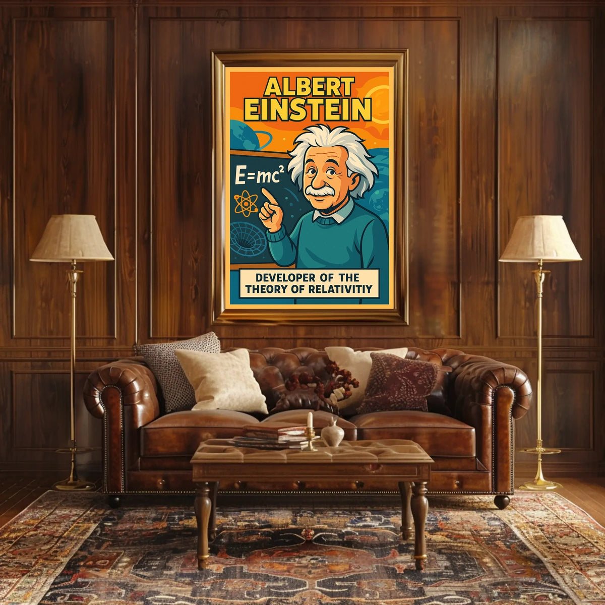 Albert Einstein Developer Of The Poster