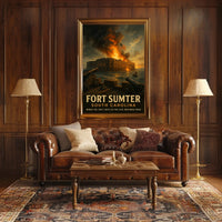 Fort Sumter The Dawn Of The Civil War Poster