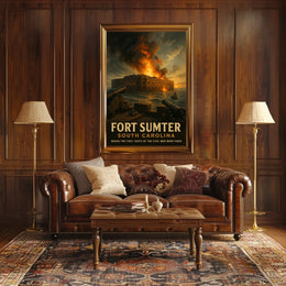 Fort Sumter The Dawn Of The Civil War Poster