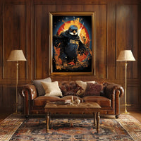 Raven Hero Tactical Adventure Art Poster