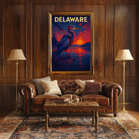 Delaware Sunset Poster
