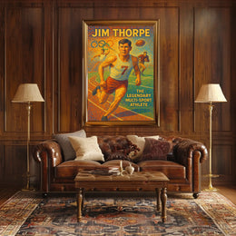 Jim Thorpe Celebrating a Sports Legend Poster