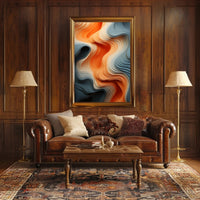 Fluid Waves Of Color Poster PosterGoat