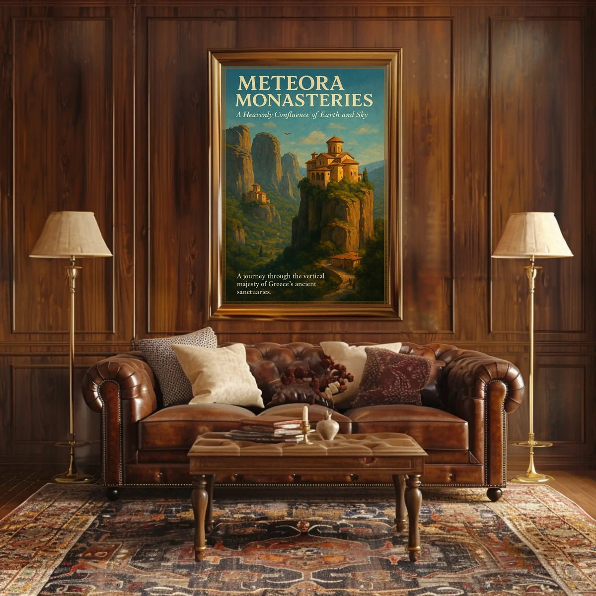 Meteora Monasteries Poster
