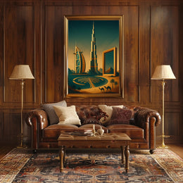 Iconic Landmarks Of Dubai Poster