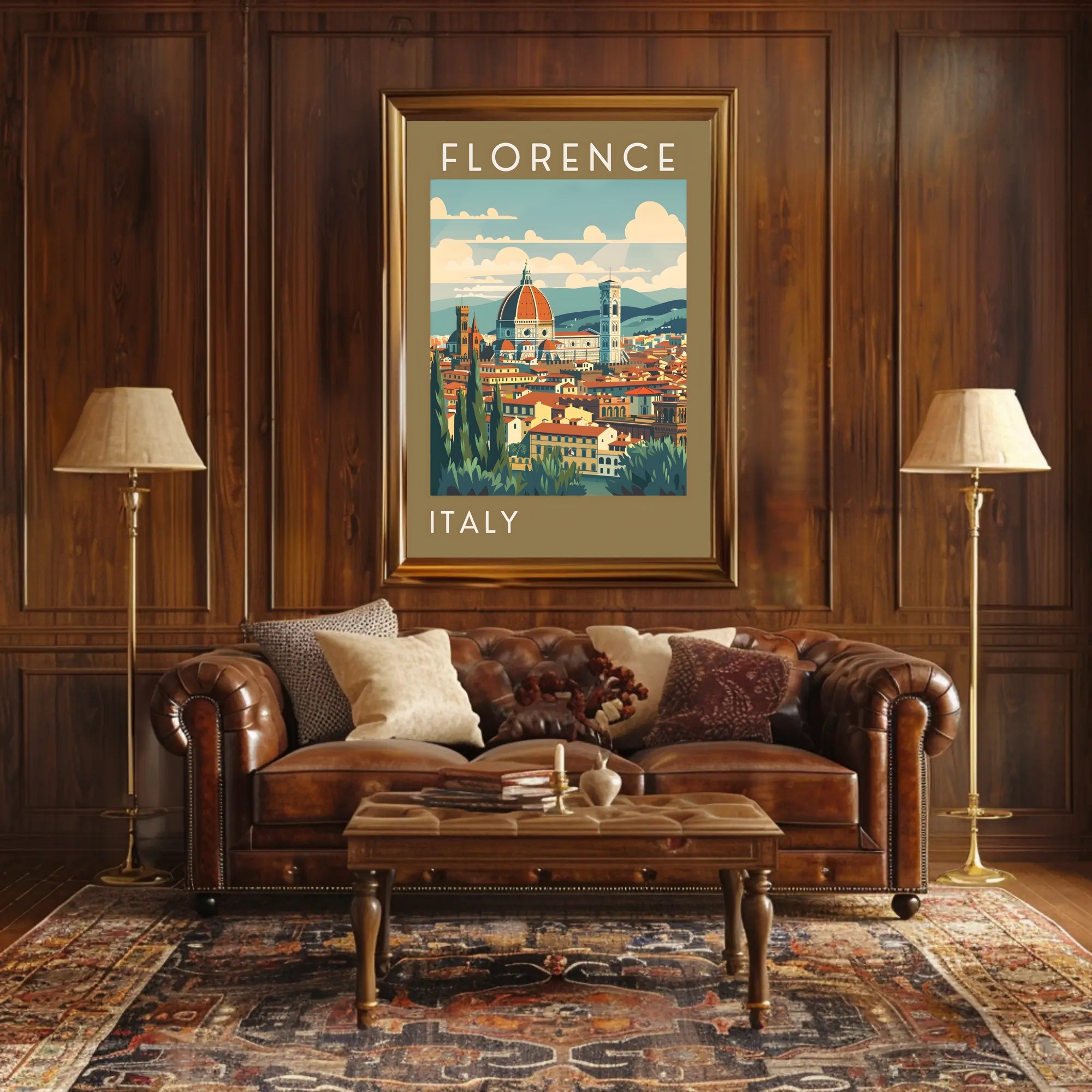 Florence, Italy Travel Poster