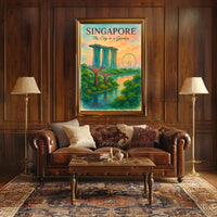 Singapore Serenity: Iconic Landmarks in Watercolor Art