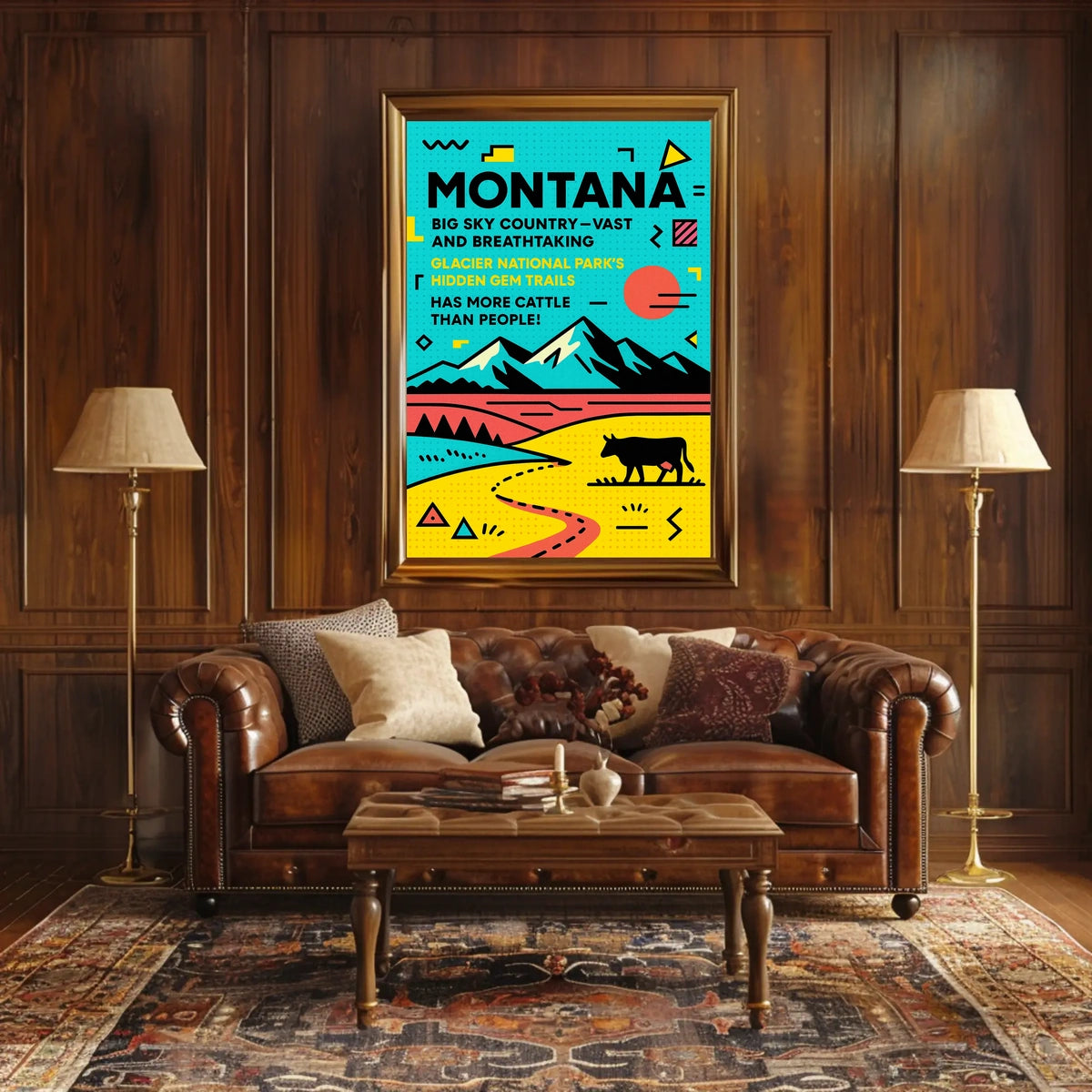 Montana Big Sky Country Poster