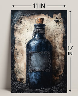 Mysterious Potion Bottle Poster