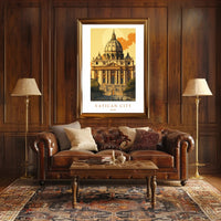 Vatican City Architectural Poster PosterGoat