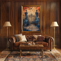 Enchanted Gate At Dusk Poster