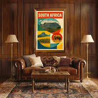Discover South Africa Travel Inspiration Poster