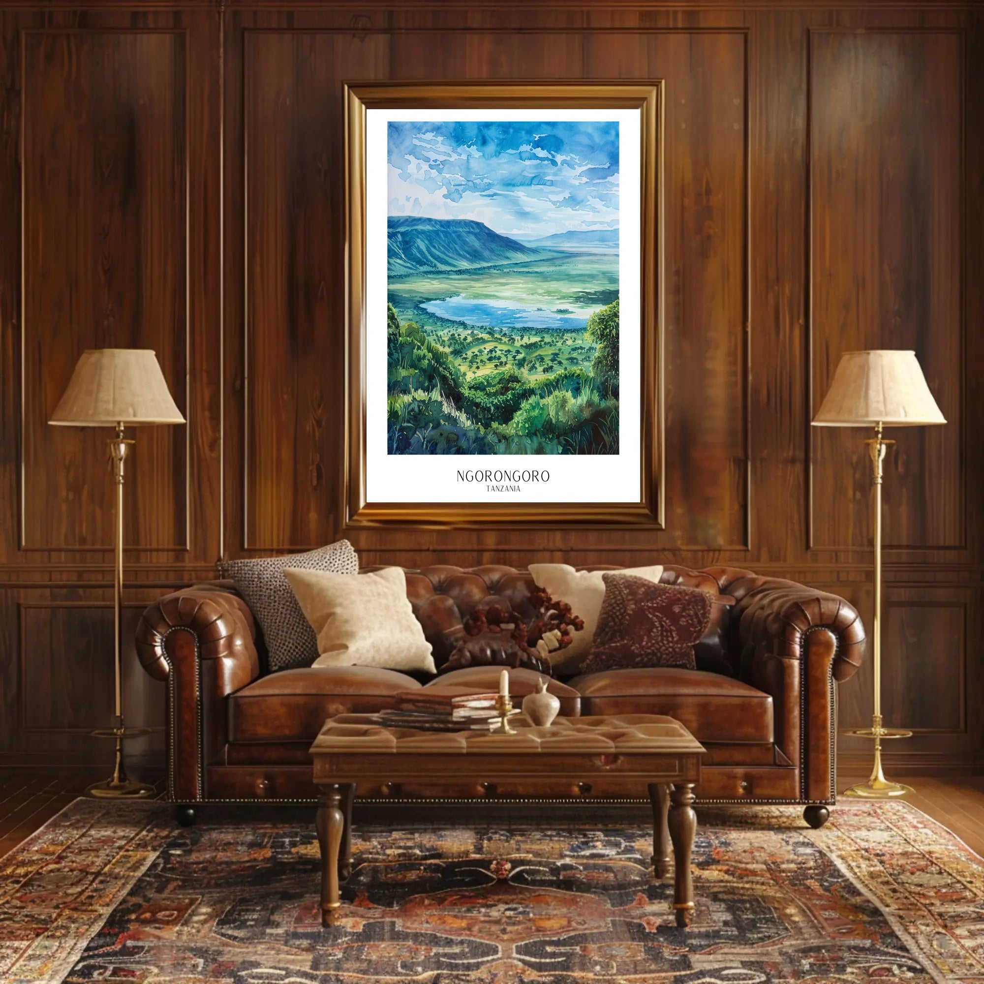 Ngorongoro Crater Poster PosterGoat