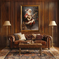SantaS Melodic Holiday Poster