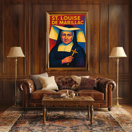 St. Louise de Marillac Poster