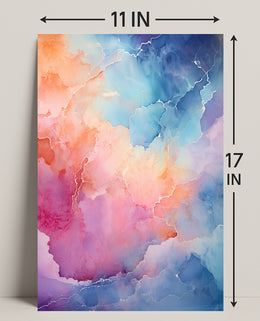 Abstract Color Symphony Abstract Poster PosterGoat