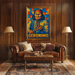 Geronimo Vibrant Tribute Poster