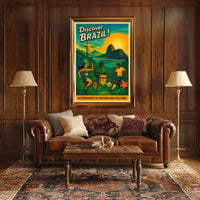 Discover Brazil Poster