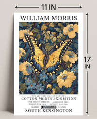 William Morris Butterfly and Floral Heritage Artistic Poster