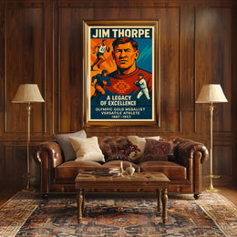 Jim Thorpe A Legacy of Excellence Poster