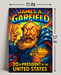 James A. Garfield 20th President Poster PosterGoat