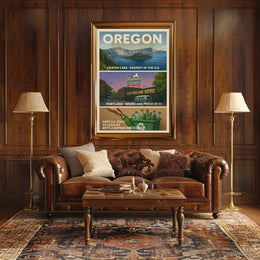 Oregon Highlights Poster