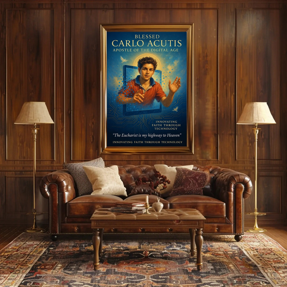 Blessed Carlo Acutis Apostle of the Digital Age Poster