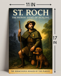 St. Roch The Patron Saint of Healing Poster PosterGoat