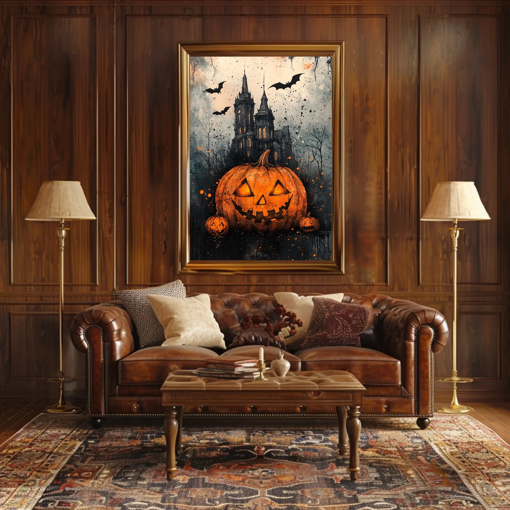 Haunted Halloween Night Poster