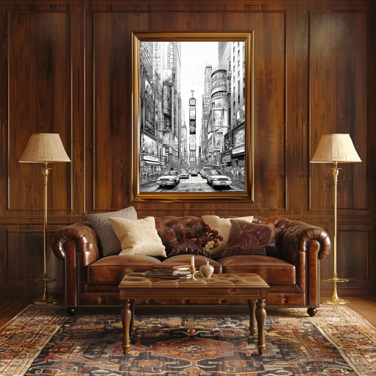 Times Square Urban Vibe Travel Poster