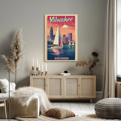 Milwaukee Vintage Poster