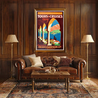 Tours Cruises 1924 Poster