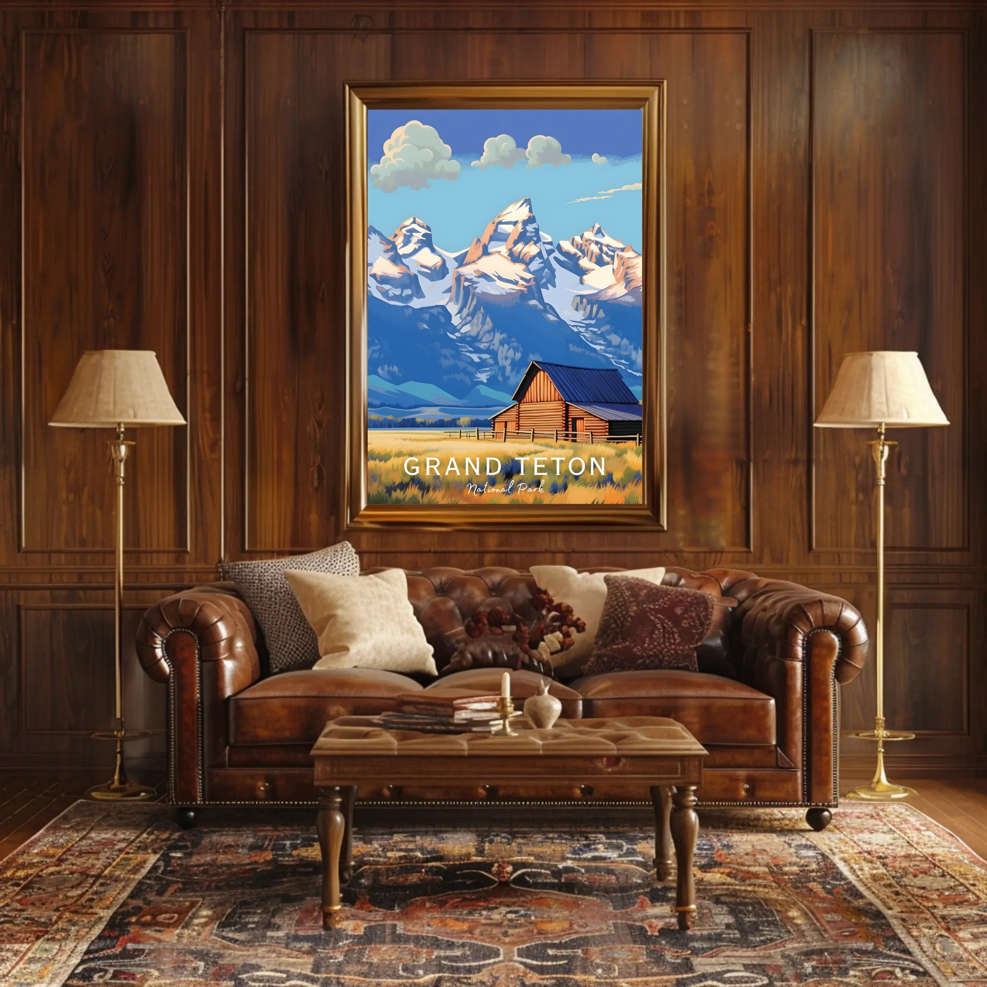 Grand Teton Scenic National Park Poster