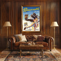 Braunwald Winter Sports Poster PosterGoat